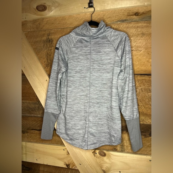 Avalanche Medium Women’s Outdoors Sweatshirt Cowl Neck Hoodie Pullover Grey - Picture 6 of 14